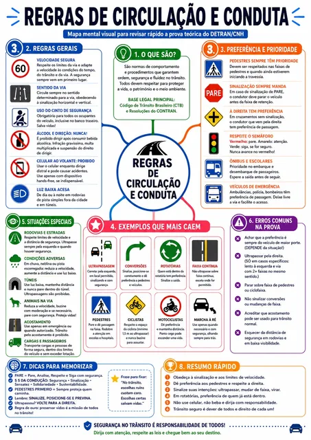 Mapa mental DETRAN/CNH