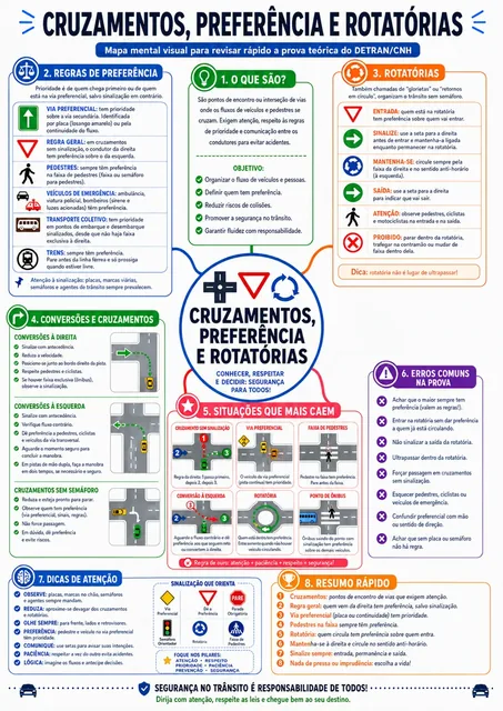 Mapa mental DETRAN/CNH