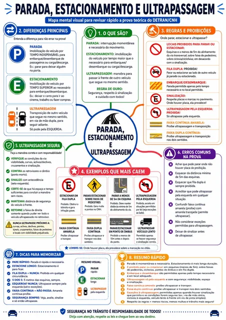 Mapa mental DETRAN/CNH